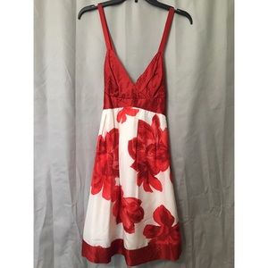 Guess Red Floral Dress